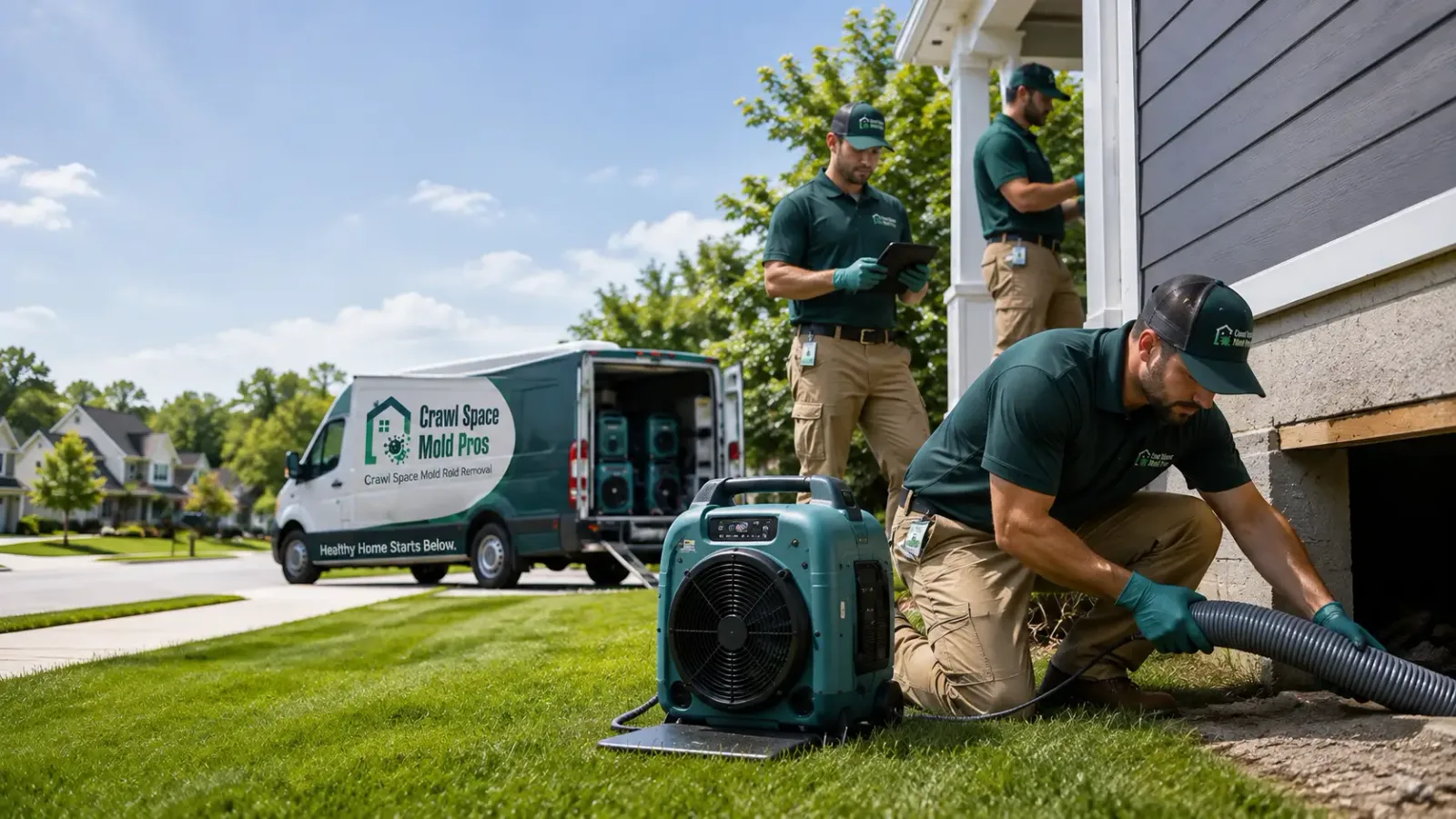 Crawl Space Mold Removal in Weir, KS